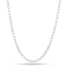 3mm Italian Sterling Silver Anchor Chain  in  22" by King Ice