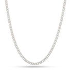 4mm Italian Sterling Silver Miami Cuban Link Chain  in  22" by King Ice