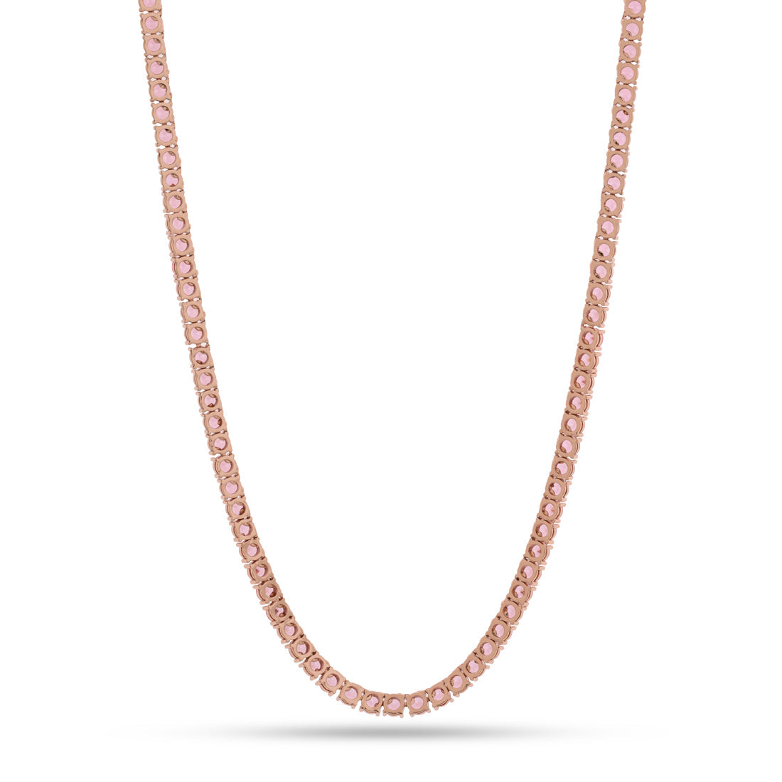 Gemstone Heart Tennis Necklace | Adina Eden Jewels