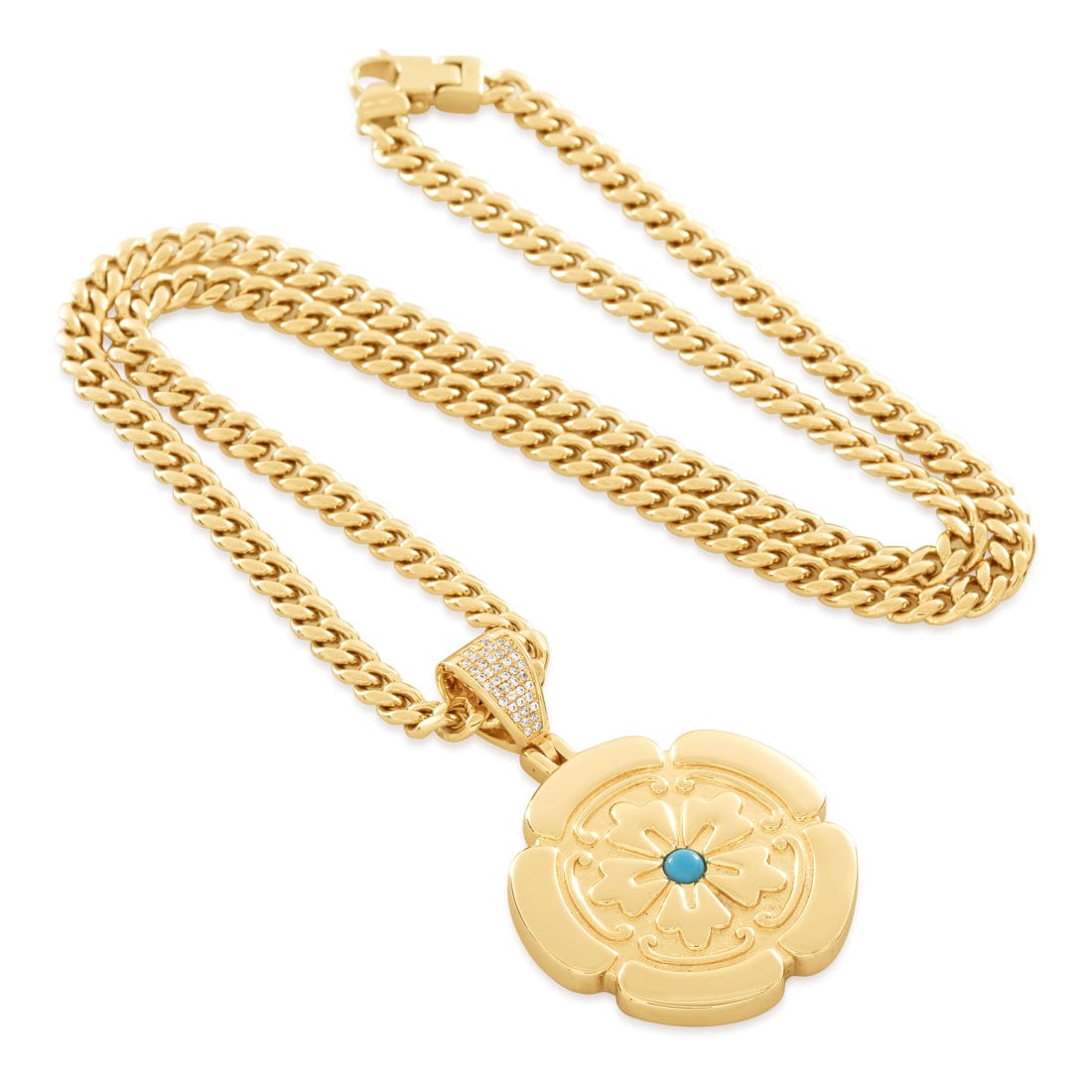 Assassin's Creed x King Ice - Lotus Necklace  in  by King Ice