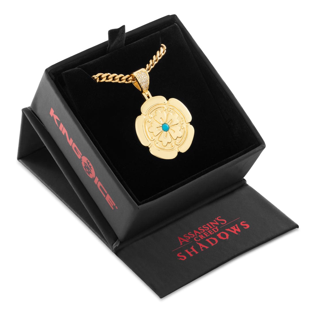 Assassin's Creed x King Ice - Lotus Necklace  in  by King Ice