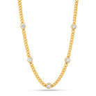 Diamonds by the Yard Chain  in  Gold Plated / 14K Gold / 20" by King Ice