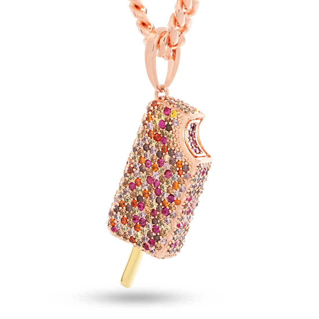 Ice Cream Collection x King Ice - Good Humor™ Strawberry Shortcake Necklace  in  by King Ice