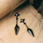 Naruto x King Ice - Ninja Tool Earrings  in  Sterling Silver / 8mm by King Ice