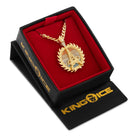 Paris '24 Commemorative Gold Medal Necklace  in  14K Gold / 1.6" by King Ice