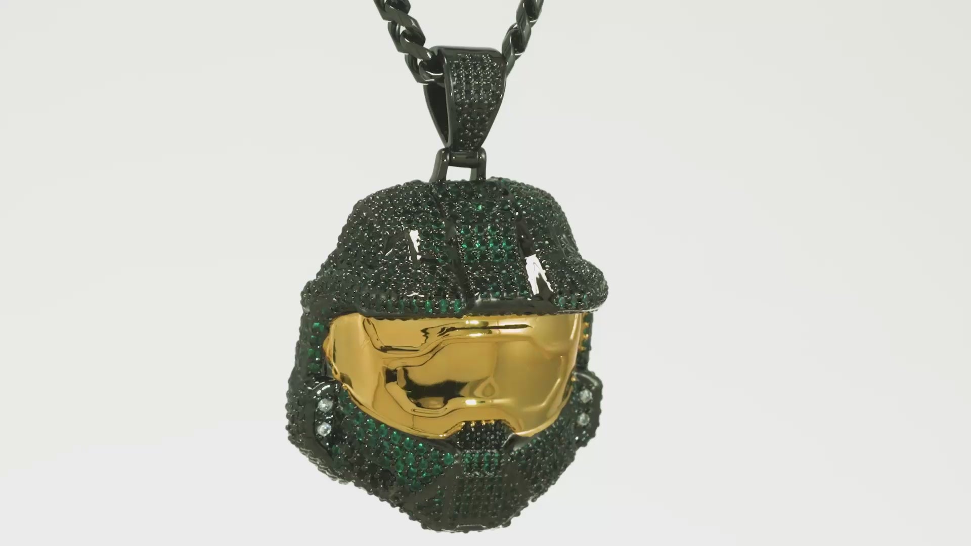 Master Chief Helmet Necklace, Halo Jewelry Collection