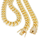 Solid Gold 18mm Miami Cuban Link Chain  in  by King Ice