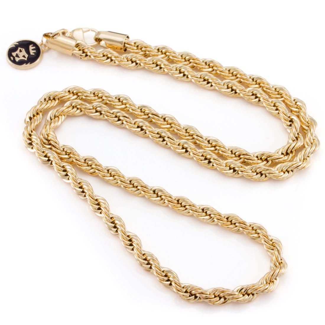Solid Gold 5mm Rope Chain, Hip Hop Jewelry