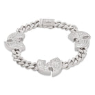 Wu-Tang x King Ice - Eternal Wu Bracelet  in  White Gold / 8" by King Ice