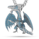 Yu-Gi-Oh! x King Ice - Blue Eyes White Dragon Necklace  in  by King Ice