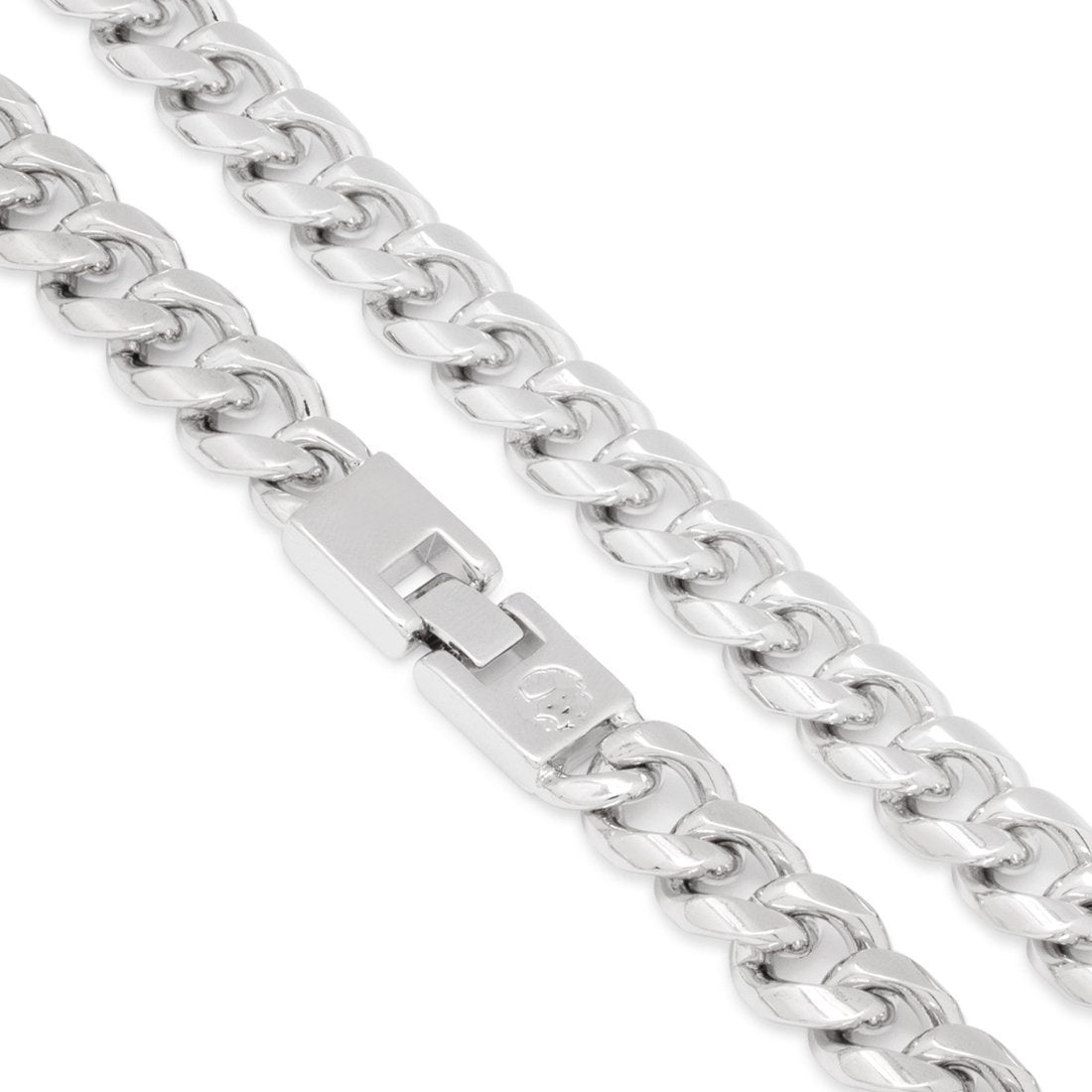 12mm Miami Cuban Link Chain Choker Set  in  by King Ice