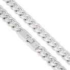 12mm Miami Cuban Link Chain Choker Set  in  by King Ice