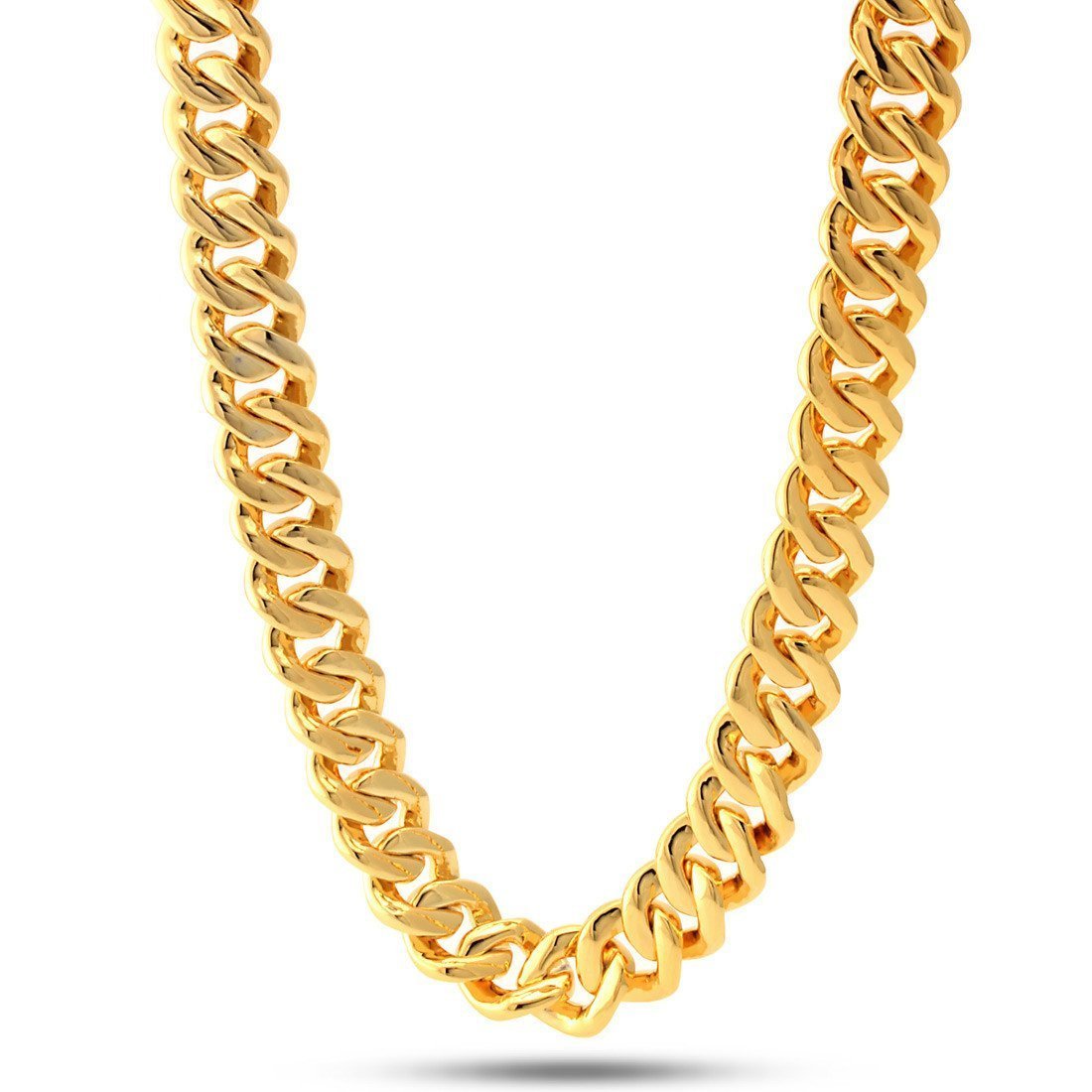 15mm Classic Iced Miami Cuban Link Chain | Hip Hop Jewelry