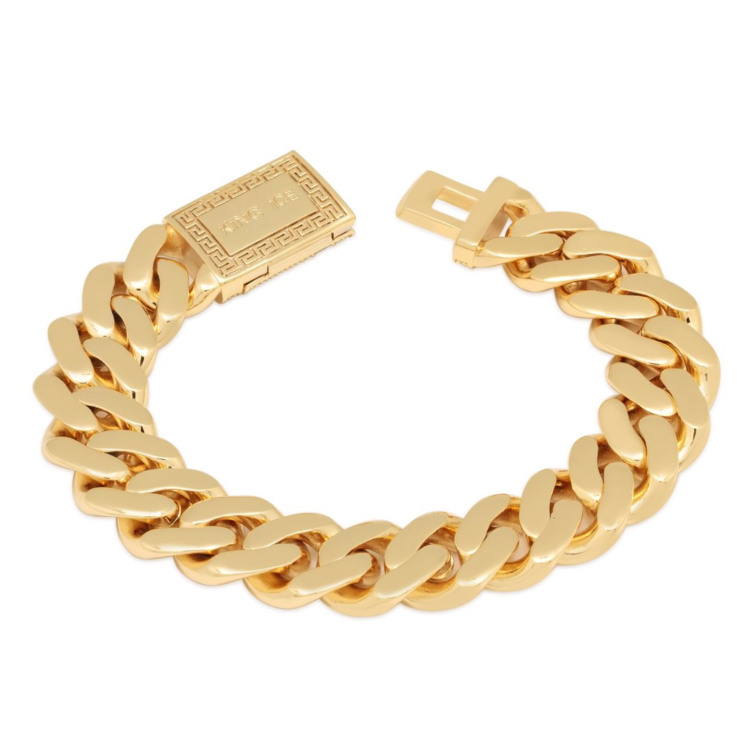 15mm Iced Miami Cuban Link Bracelet | Hip Hop Bracelets