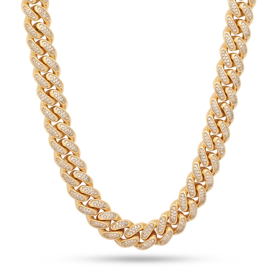 15mm Iced Miami Cuban Link Chain | Hip Hop Jewelry | King Ice