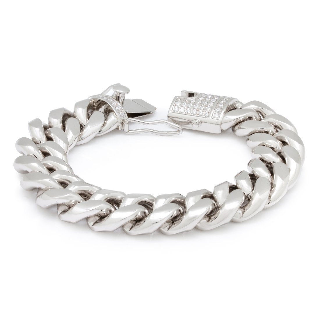 16mm Miami Cuban Link Bracelet | Hip Hop Bracelets – King Ice