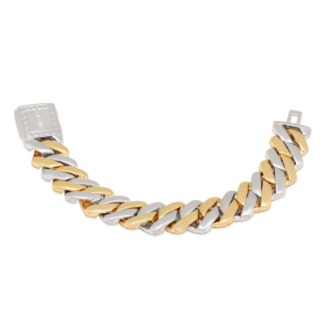 18mm Iced Diamond Cut Miami Cuban Link Bracelet