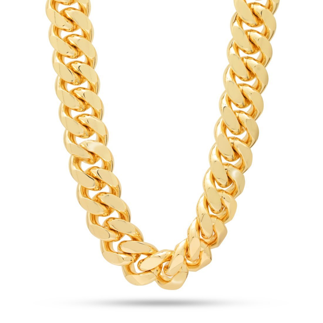 14k Gold Filled Cuban Link Chain with Micro CZ Wholesale