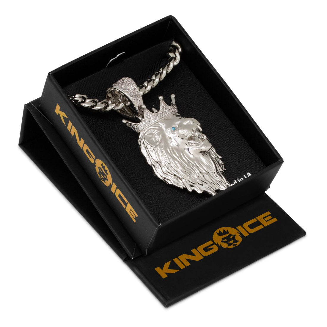 3D Boss Roaring Lion Necklace | Hip Hop Necklaces – King Ice