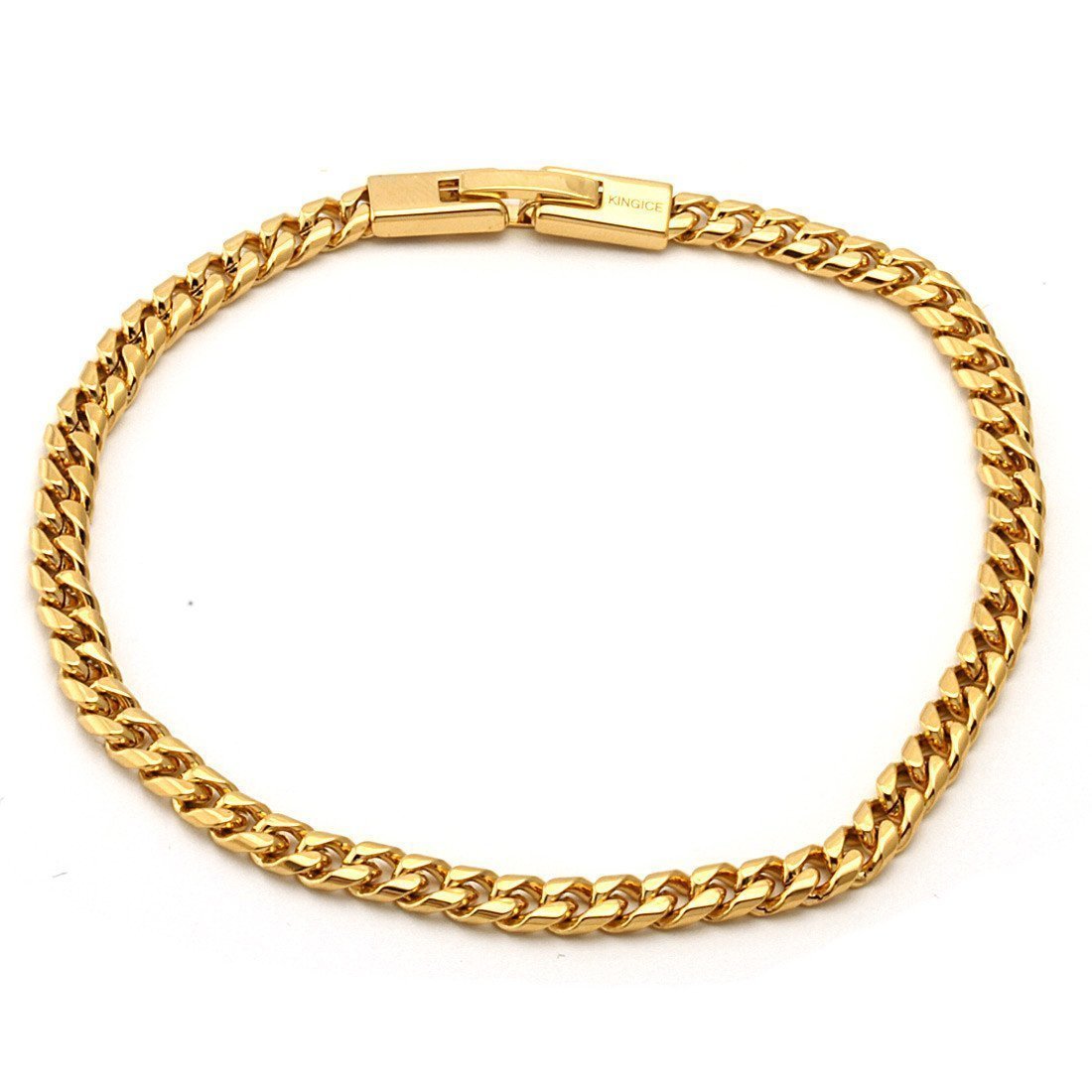 Italian Gold Miami Cuban Link 22 Chain Necklace (3mm) in 14K Gold - Gold