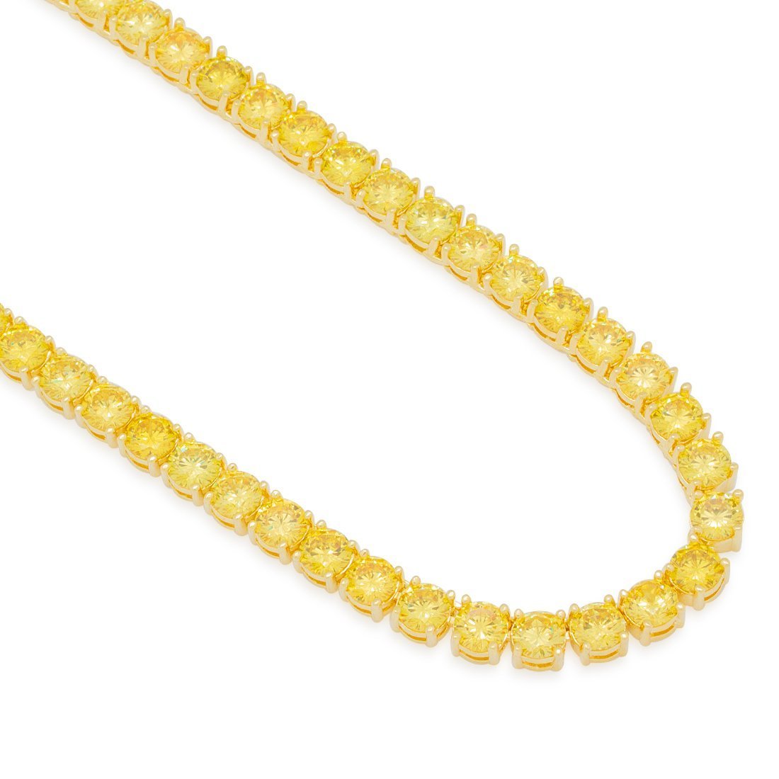 5mm Yellow Tennis Chain  in  by King Ice