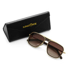 Crenshaw Aviator Sunglasses  in  by King Ice