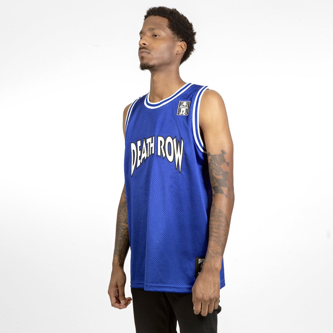 Death Row Records Purple Gold Basketball Jersey