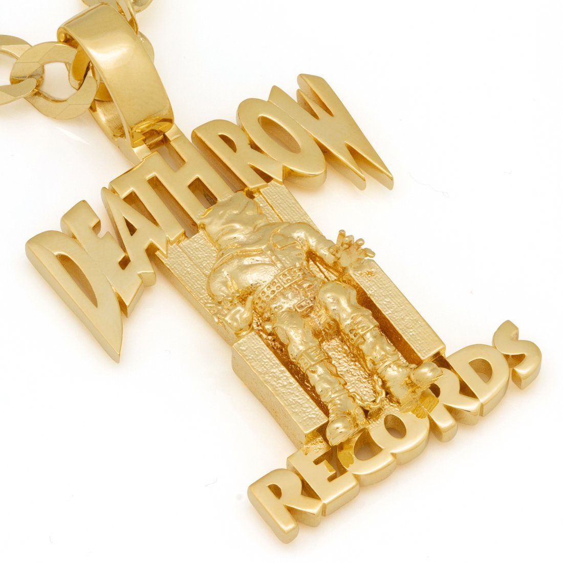 Death Row Records x King Ice - Logo Necklace