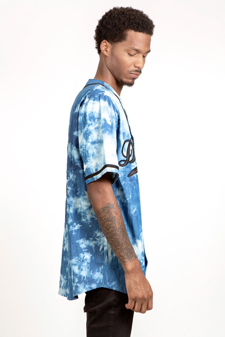 Death Row Baseball Jersey | Death Row Apparel | King Ice Black / S