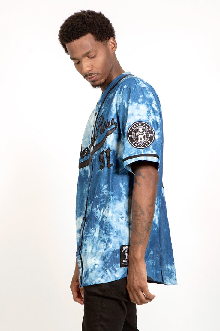 Death Row Baseball Jersey | Death Row Apparel | King Ice Black / S