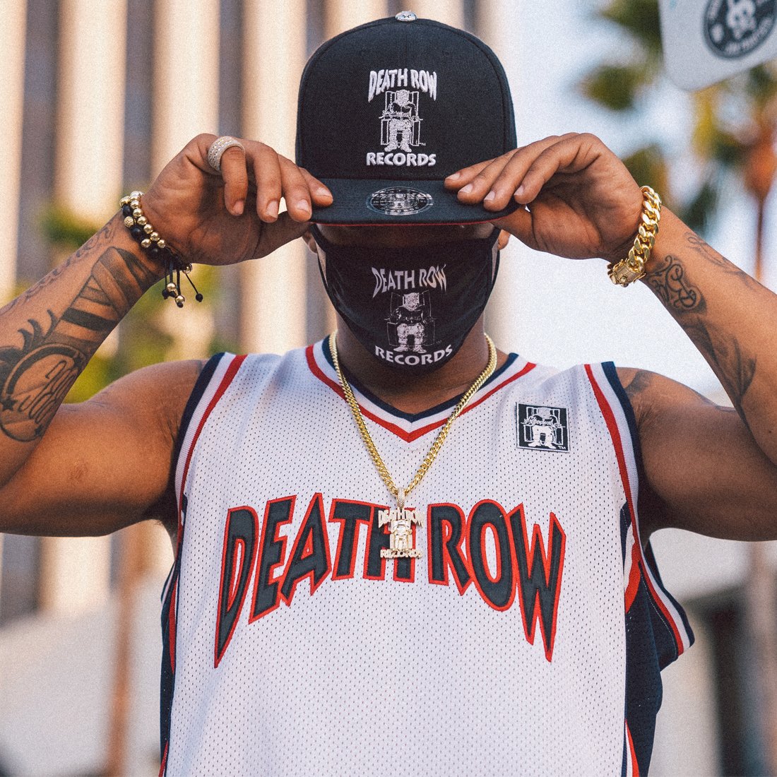 Death Row Baseball Jersey | Death Row Apparel | King Ice Black / S