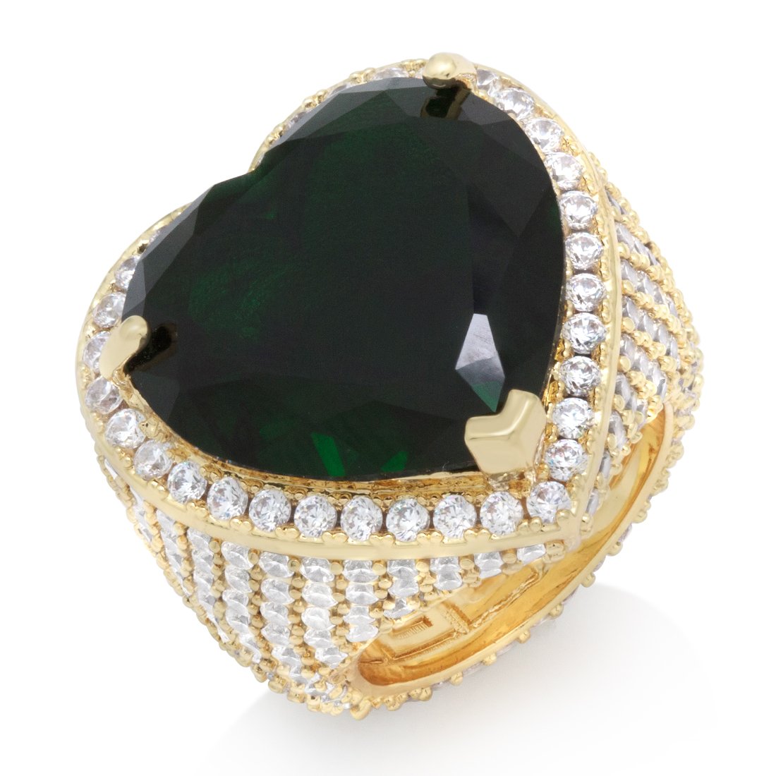 14k gold discount filled emerald ring, gold emerald rings