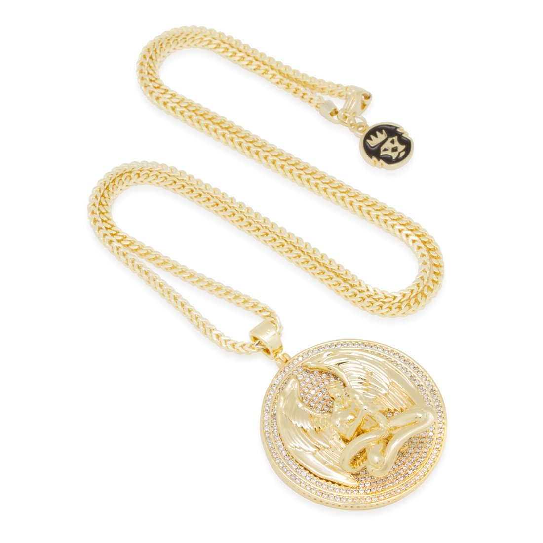 Good vs. Evil Angel Medallion Necklace