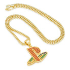 14K Gold / S Inspired by PlayStation® - Classic PS Logo Necklace NKX14138-Rainbow-sale