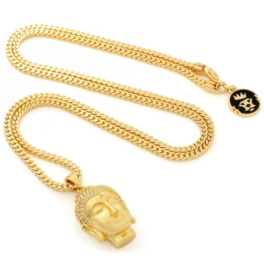 | Ice Mini Necklace East Polished King Buddha | Far Jewelry