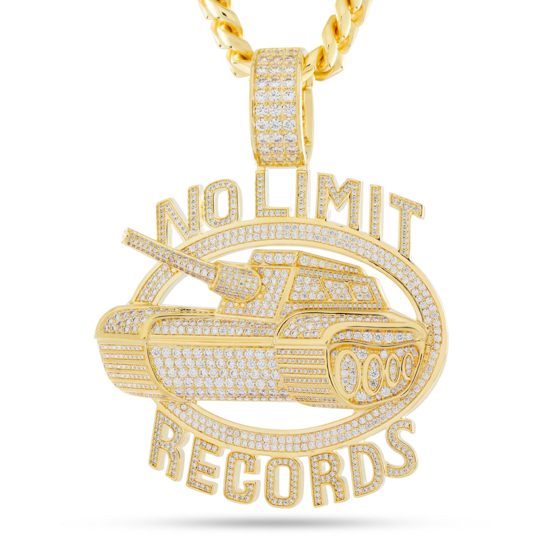 No Limit Records x King Ice - Iced 98 Logo Necklace