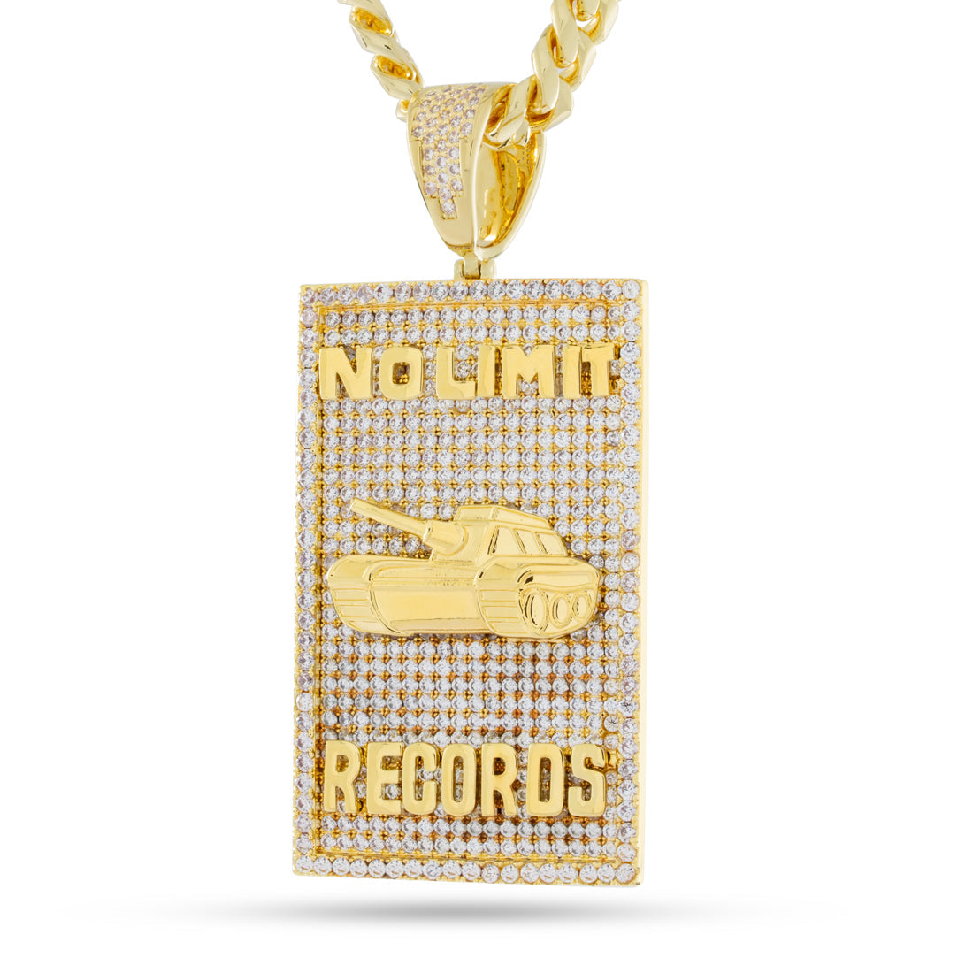 No Limit Records x King Ice - 98 Dynasty Dog Tag Necklace