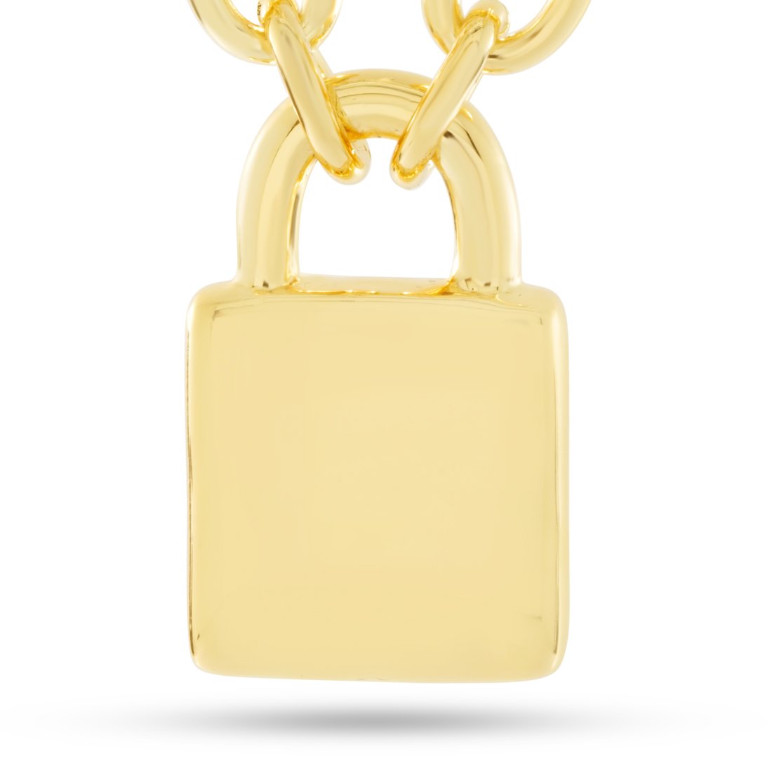 MONOZO Lock Necklace for Women, 14K Gold Filled Padlock Lock