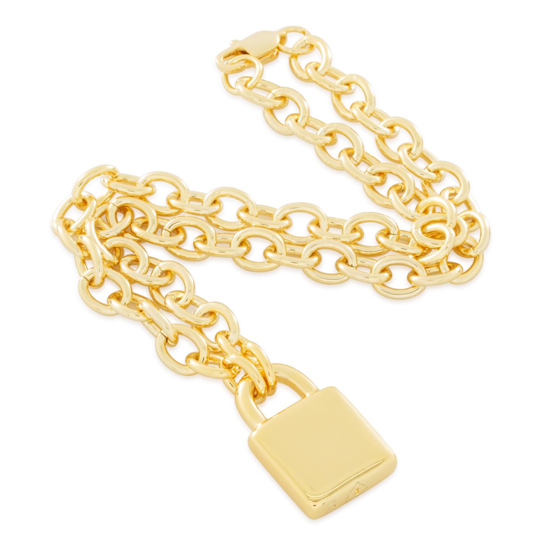 Gold Lock Necklace Gold Padlock Necklace Lock Jewelry -  Hong Kong