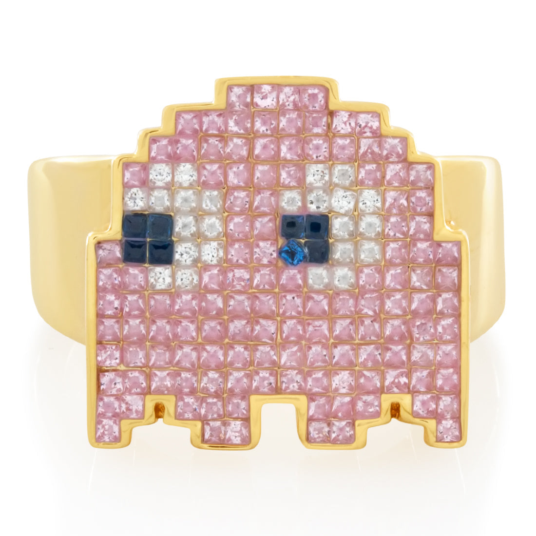 Pixel Pinky Ring | Pacman Jewelry | King Ice