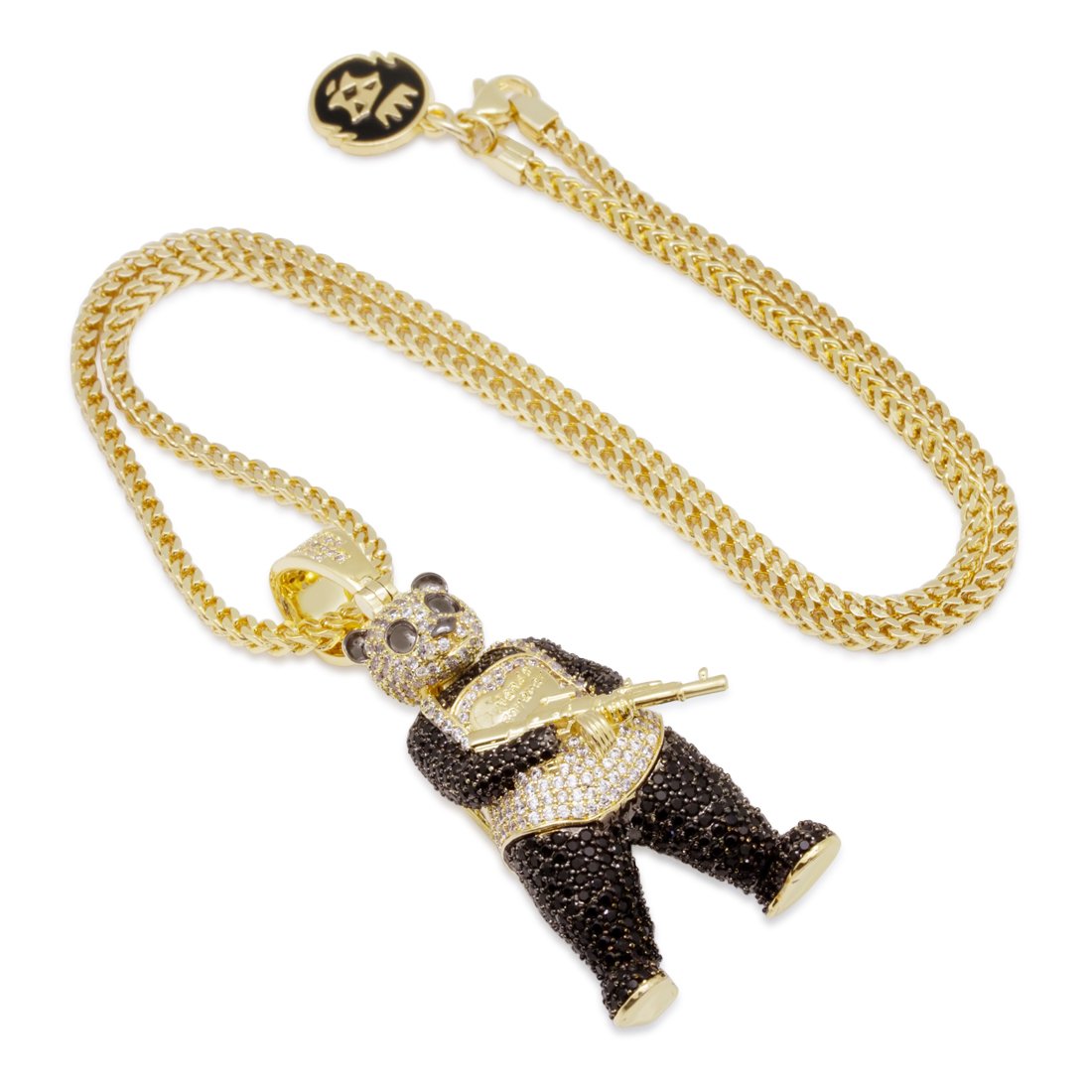 Panda Man Necklace | Animal Jewelry | King Ice 14K Gold / 2.5