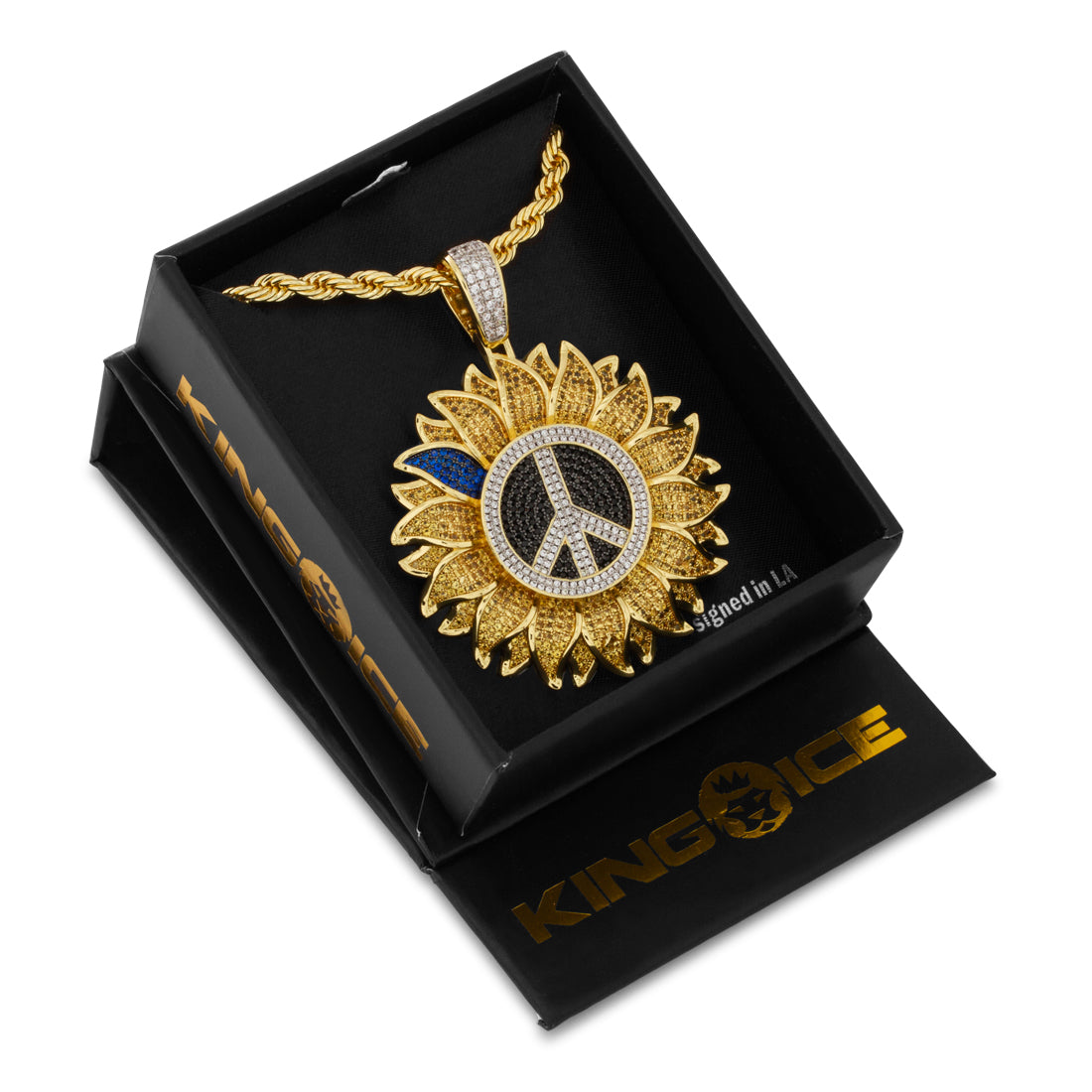 Peace for Ukraine Necklace | Hip Hop Jewelry | King Ice