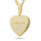 Ruby Heart Necklace  in  by King Ice